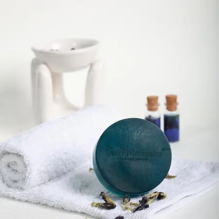 Blue Pea Bathing