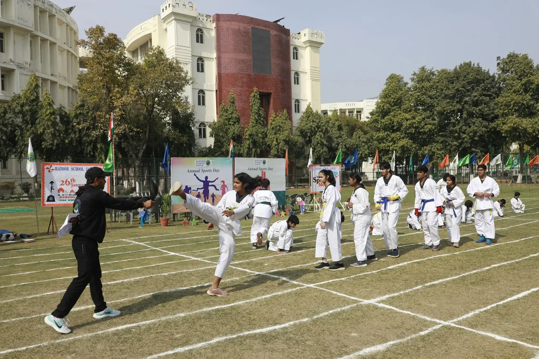 Martial arts at Mayoor School